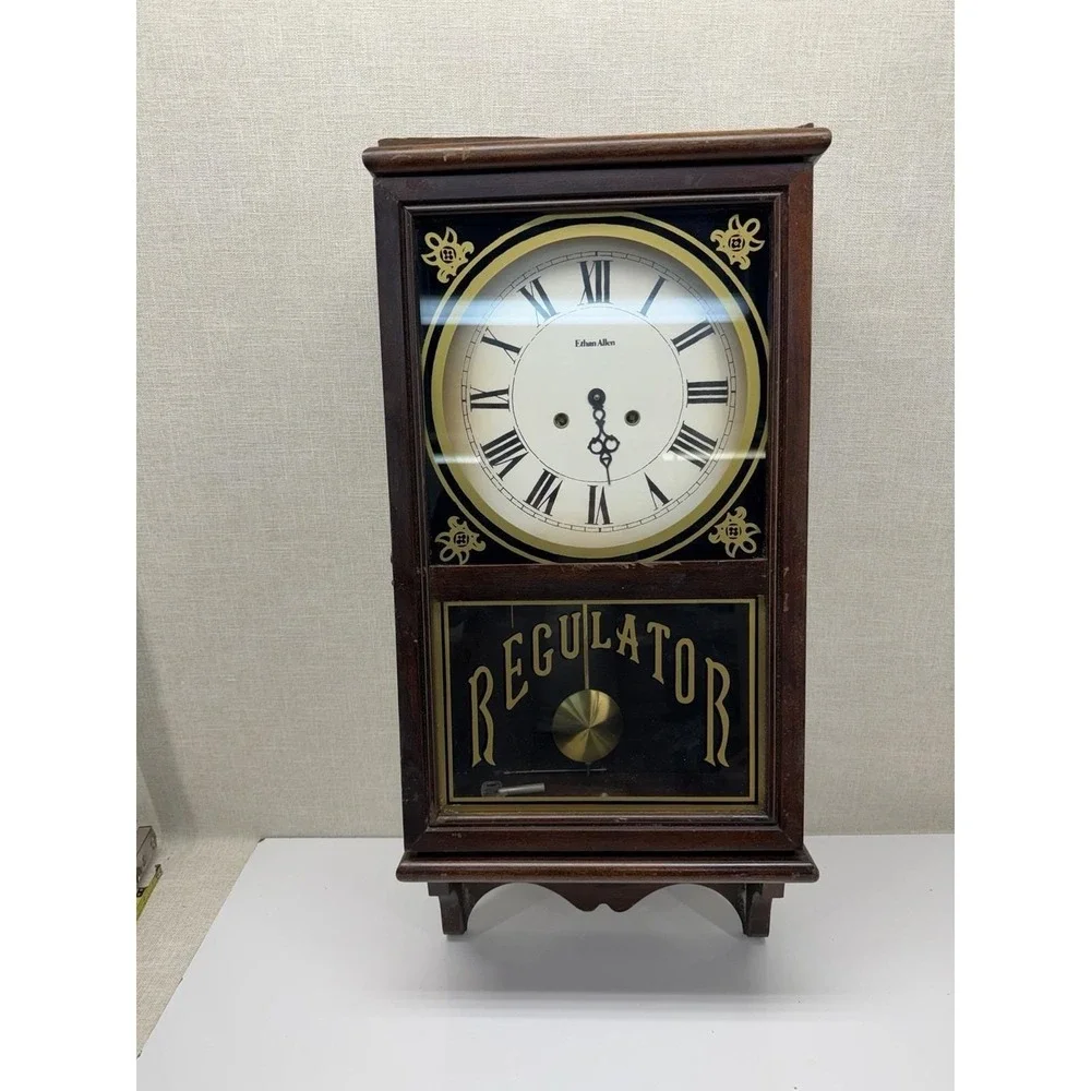 Ethan Allen Regulator Wall‎ Clock 28